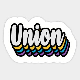 Union Sticker